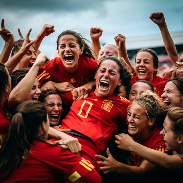 Vitória da seleção espanhola de futebol feminino