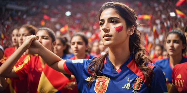 Vitória da seleção espanhola de futebol feminino
