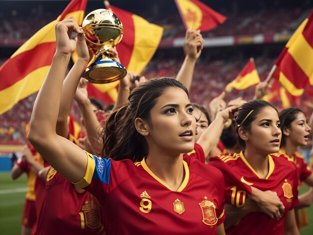 Vitória da seleção espanhola de futebol feminino