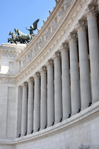 Vittorio Emanuele La Piazza Venezia en Roma Italia