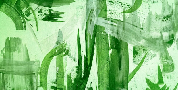 Foto viva expresión artística verde con patrones abstractos