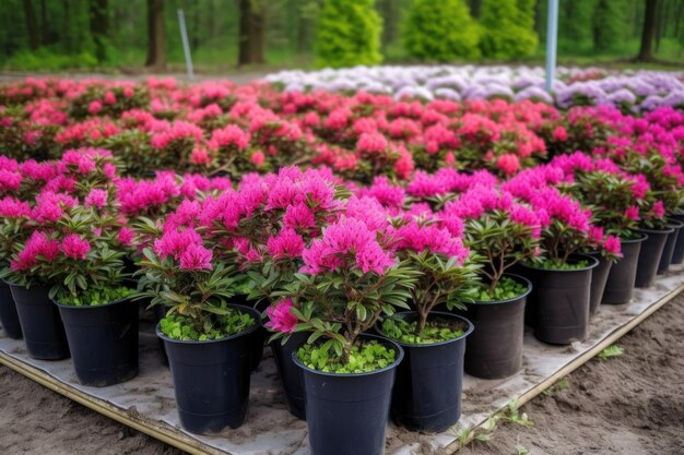 Vivero de flores de plantas de invernadero de Hortensia Países Bajos