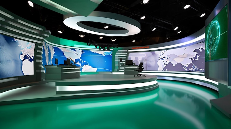 En vivo desde el estudio de noticias