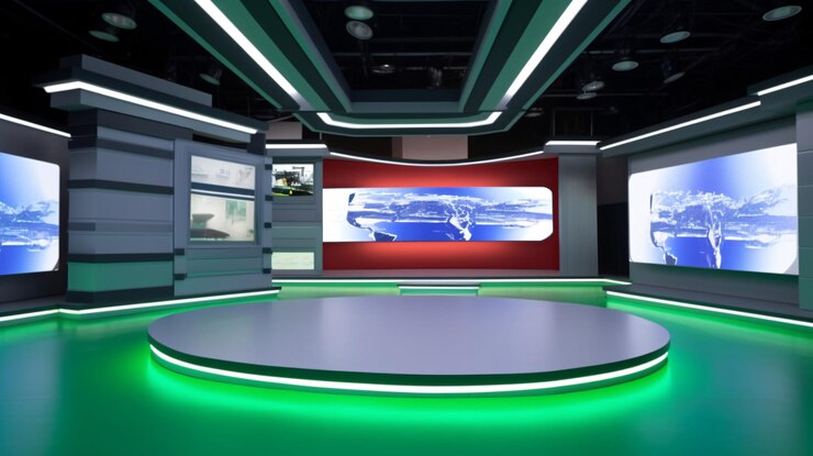 En vivo desde el estudio de noticias