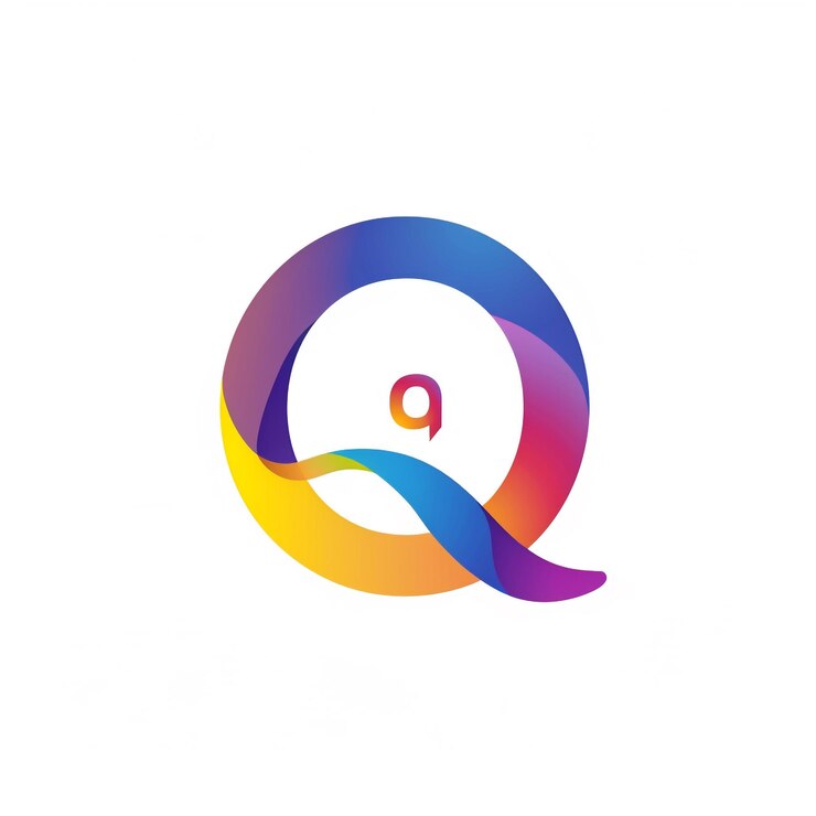 Foto vivo logotipo minimalista de una sola letra en fondo blanco