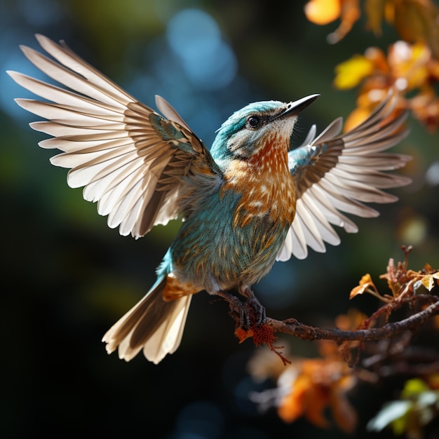 Vogel fliegen