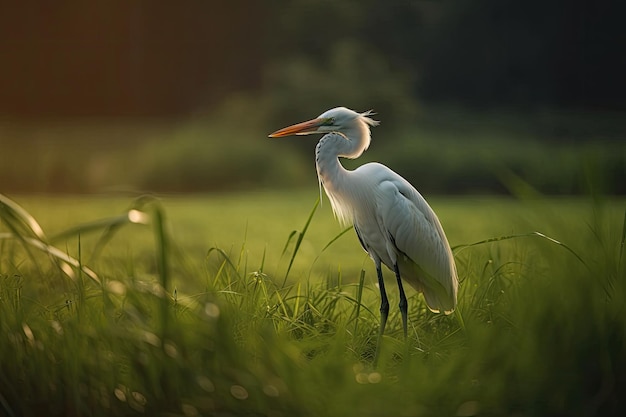 Vogel im Feld