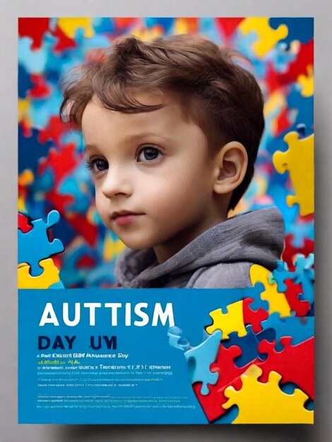 Foto volante para el día mundial de concienciación sobre el autismo