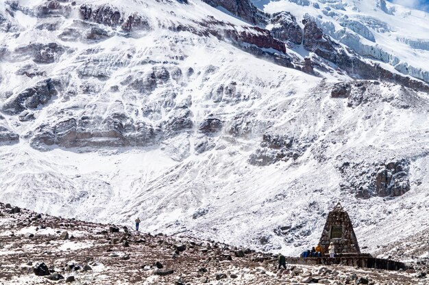 Foto el volcán chimborazo