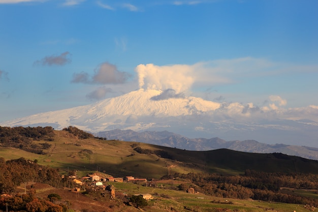 Volcan etna