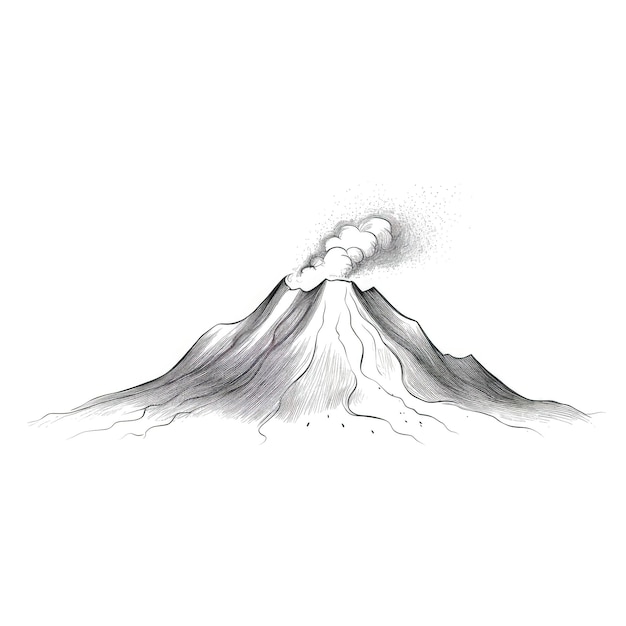 volcán de fuego ai generado