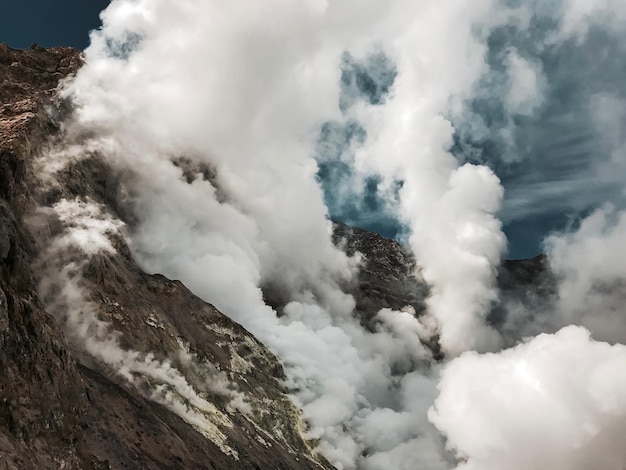 Foto el volcán de kamchatka