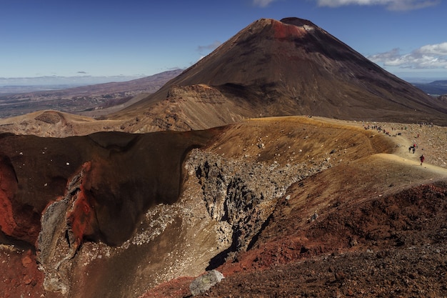 Volcán Ngauruhoe. Parque nacional de Tongariro. Nueva Zelanda