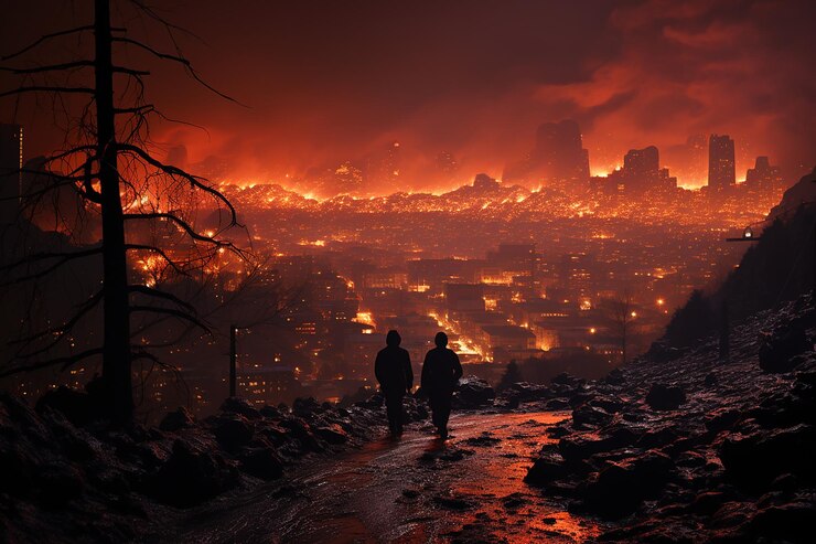 Volcán Río Magma en las Calles