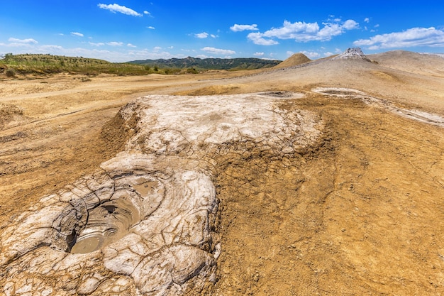 Volcanes de lodo activos