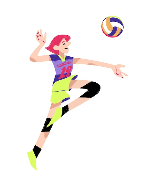 Voleibol em ação nas areias ou quadras