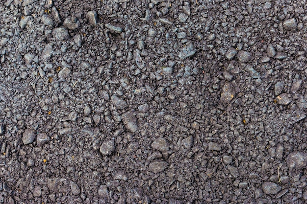 Vollbild auf Asphalt