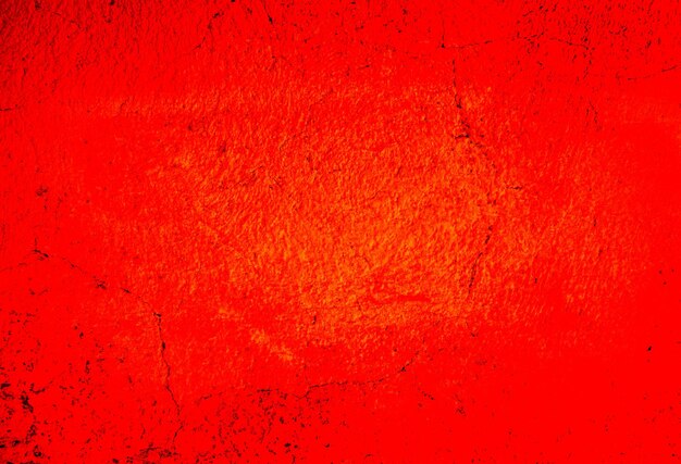 Vollbild auf der orangefarbenen Wand