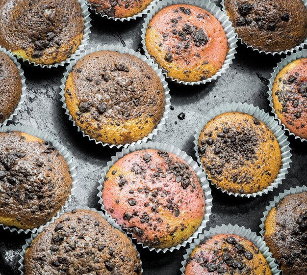 Foto vollbild von cupcakes