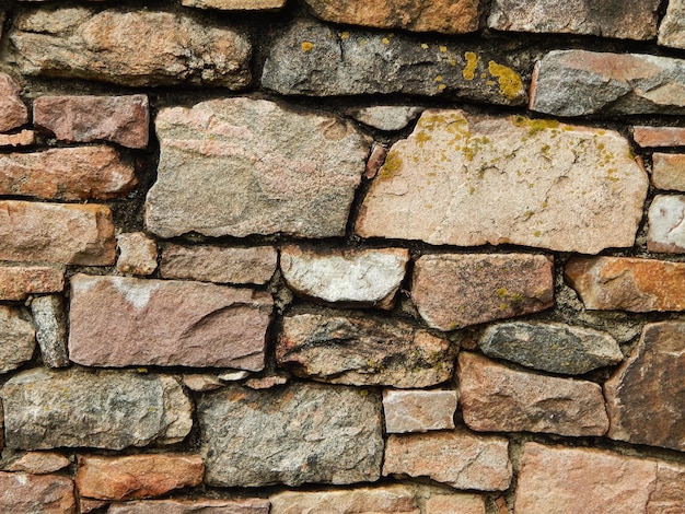 Foto vollbild von einer steinmauer