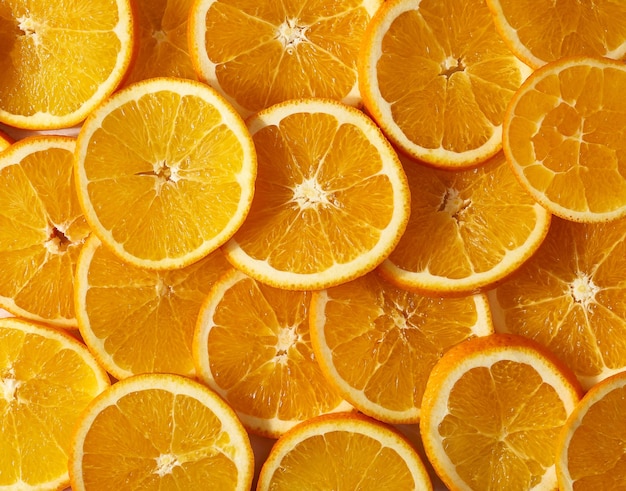 Vollbild von Orangenfrüchten