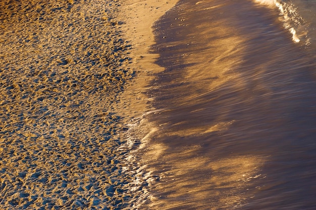 Foto vollbild von sand am strand