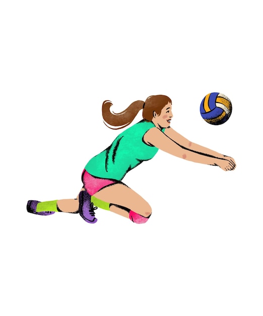 Volleyball-Aufschläge in Aktion auf Sand oder Spielfeldern