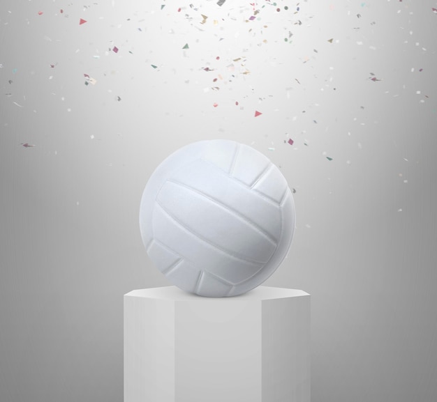 Volleyball-Ausstellungsdisplays Spotlight beleuchtet Sockel Design für Bannerposter der nationalen Meisterschaft