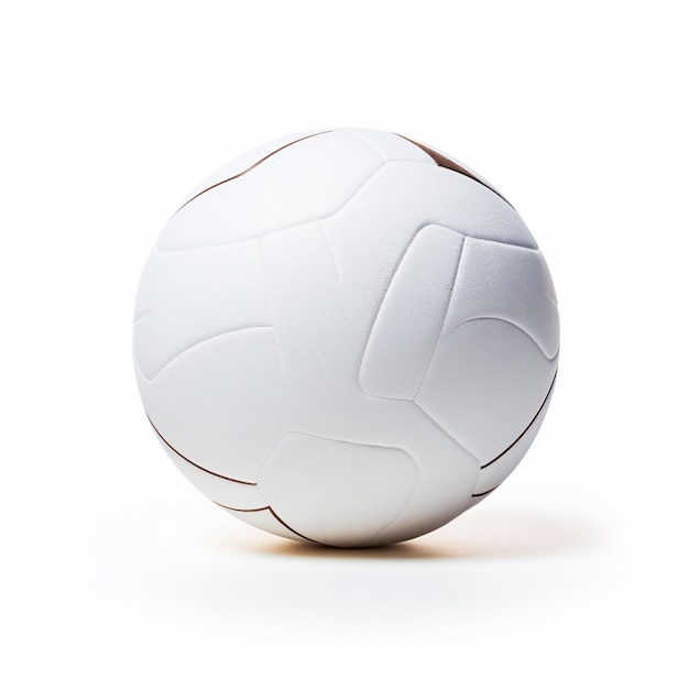 Volleyball mit weißem Hintergrund von hoher Qualität