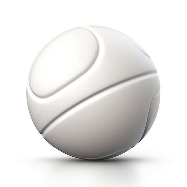 Volleyballball lokalisiert auf weißem Hintergrund