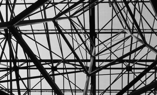 Vollformat-Aufnahme der gebauten Struktur