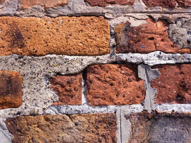 Foto vollformat-aufnahme der gemauerten mauer