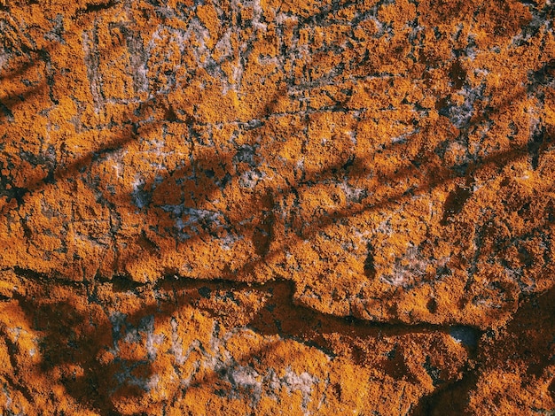 Vollformat-Aufnahme der orangefarbenen Oberfläche