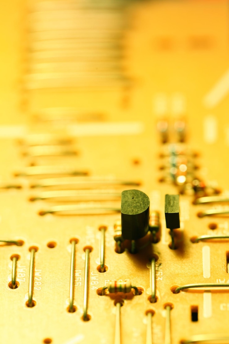Foto vollformat-aufnahme des motherboards