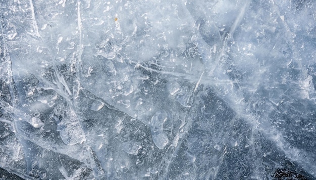 Vollformatbild der Eisstruktur