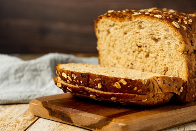 Vollkornbrot in Scheiben