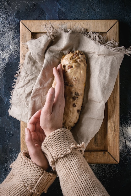 Vollkornteig für Stollen