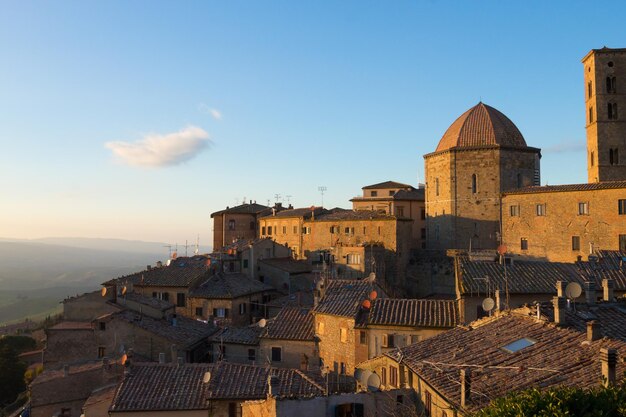 Volterra Stadtlandschaft Toskana Italien