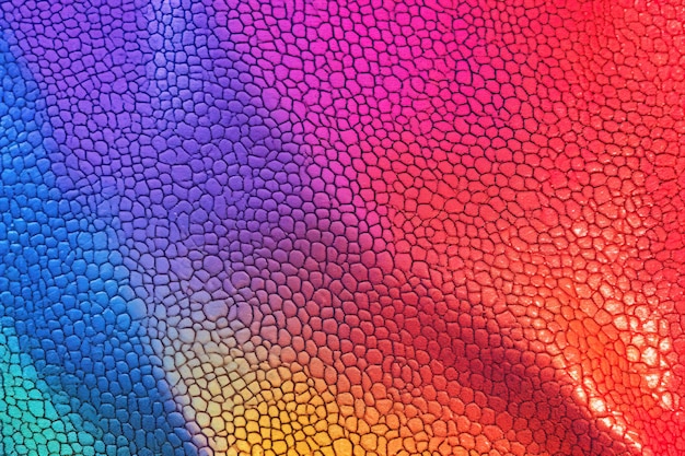 Volumetrische abstrakte Textur oder Tapete mit den Farben der LGBTQ-Flagge Rainbow Pride Inclusive Gay Lesbian Transgender Multicolor