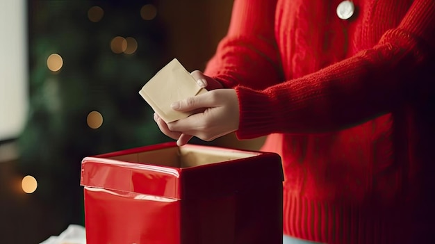 Voluntariado ayudando con caja de donación.