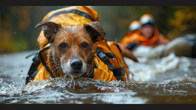 Los voluntarios de rescate de mascotas se enfrentan a los elementos trabajando incansablemente para salvar a los animales varados de la gripe