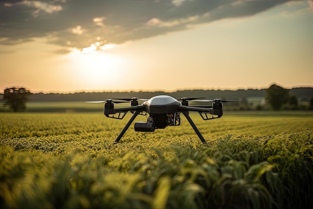 Von Drohnen erstellte Erntepläne mit Präzision und Effizienz moderner landwirtschaftlicher Praktiken