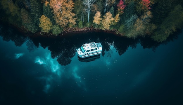 Von KI generiertes Abenteuer auf der Hochseefahrt mit einem Seeschiff