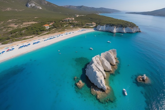 Foto voo aéreo de drones exploração a vista de pássaro