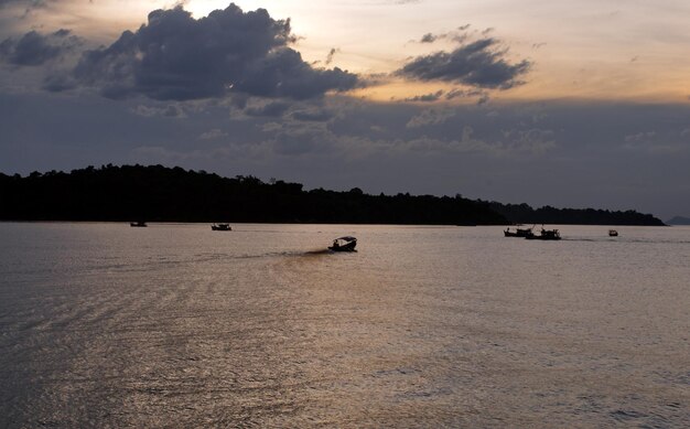 Vor dem Sturm im Golf von Thailand Kambodscha Sihanoukville