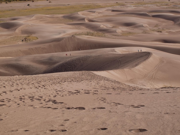 Vor Sonnenuntergang im Great Sand Dunes National Park, Colorado.