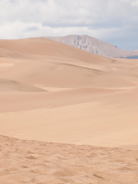 Vor Sonnenuntergang im Great Sand Dunes National Park, Colorado.