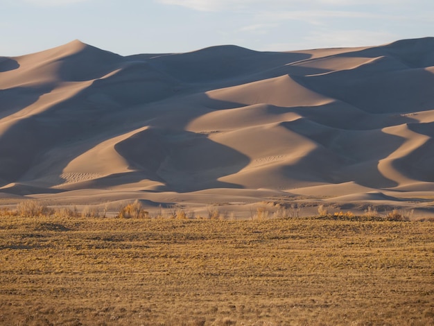 Vor Sonnenuntergang im Great Sand Dunes National Park, Colorado.