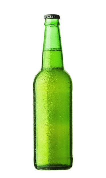 Vorderansicht der Flasche Bier