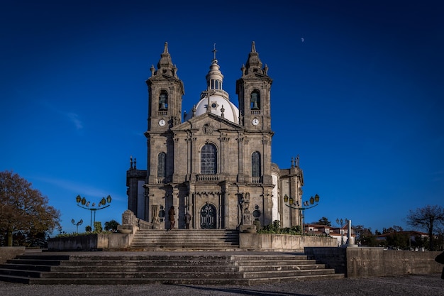 Vorderansicht des UNESCO-Weltkulturerbes sameeiro Kirche